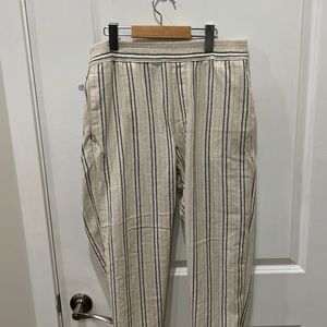 Zara vertical striped pants
